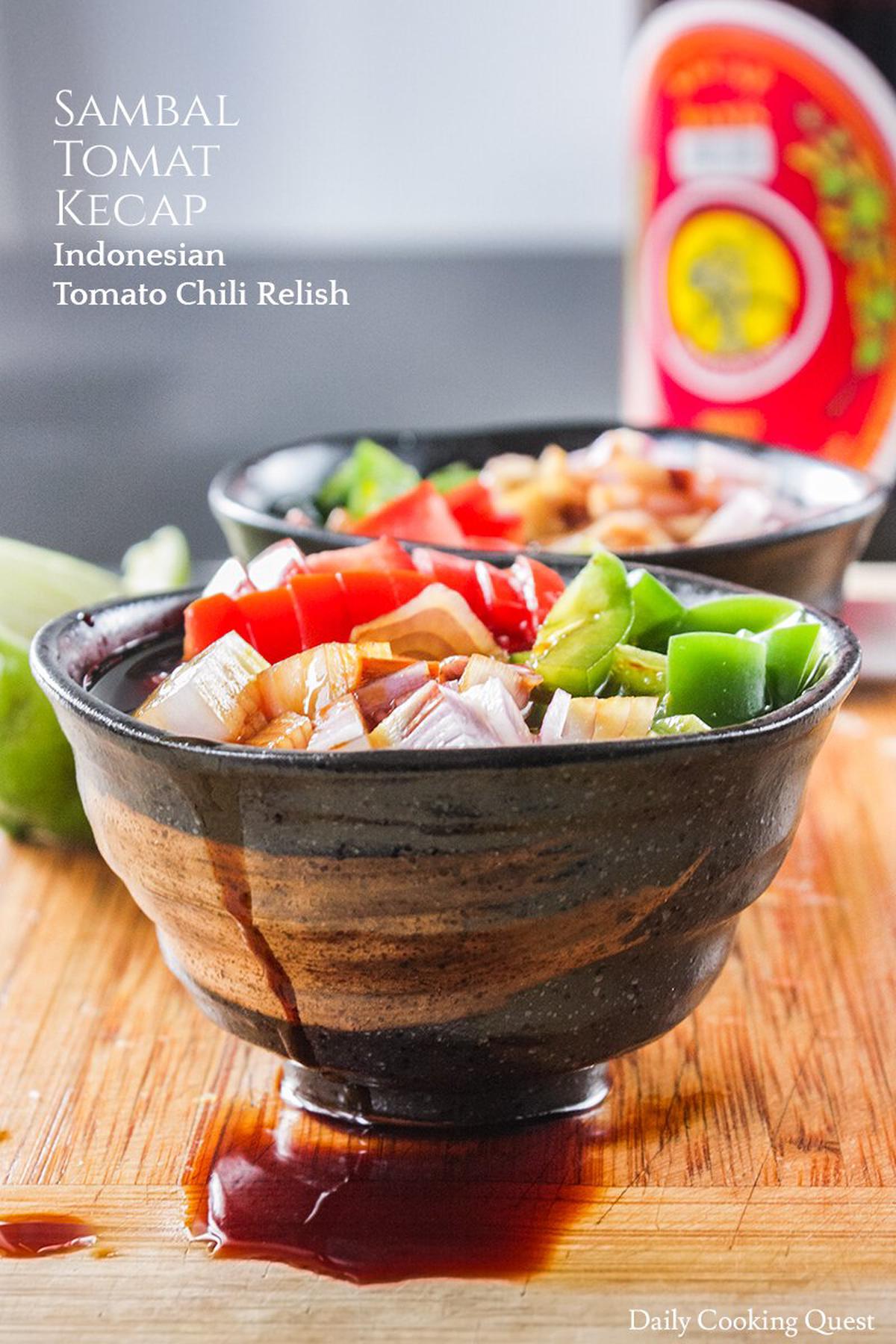 Sambal Tomat Kecap Indonesian Tomato Chili Relish Daily Cooking Quest