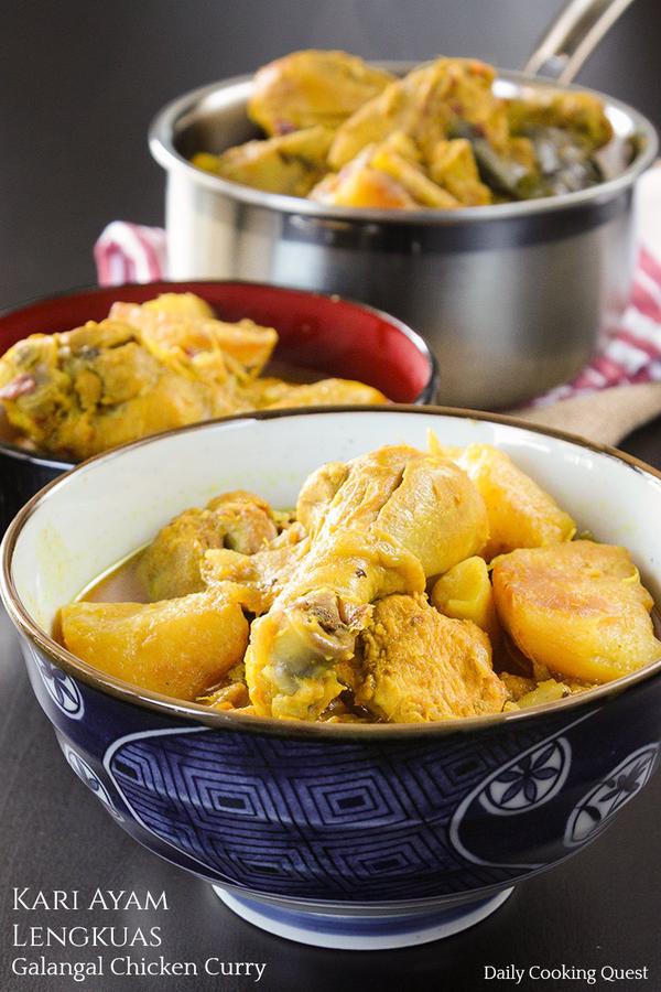 Kari Ayam Lengkuas - Galangal Chicken Curry