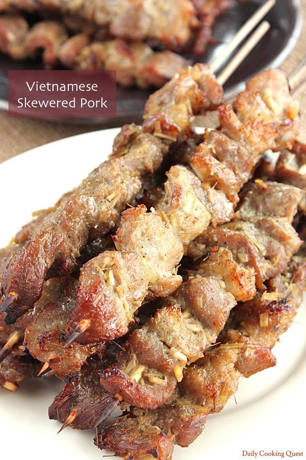 Vietnamese Skewered Pork