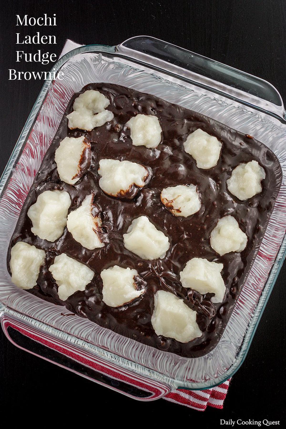 Mochi Laden Fudge Brownie