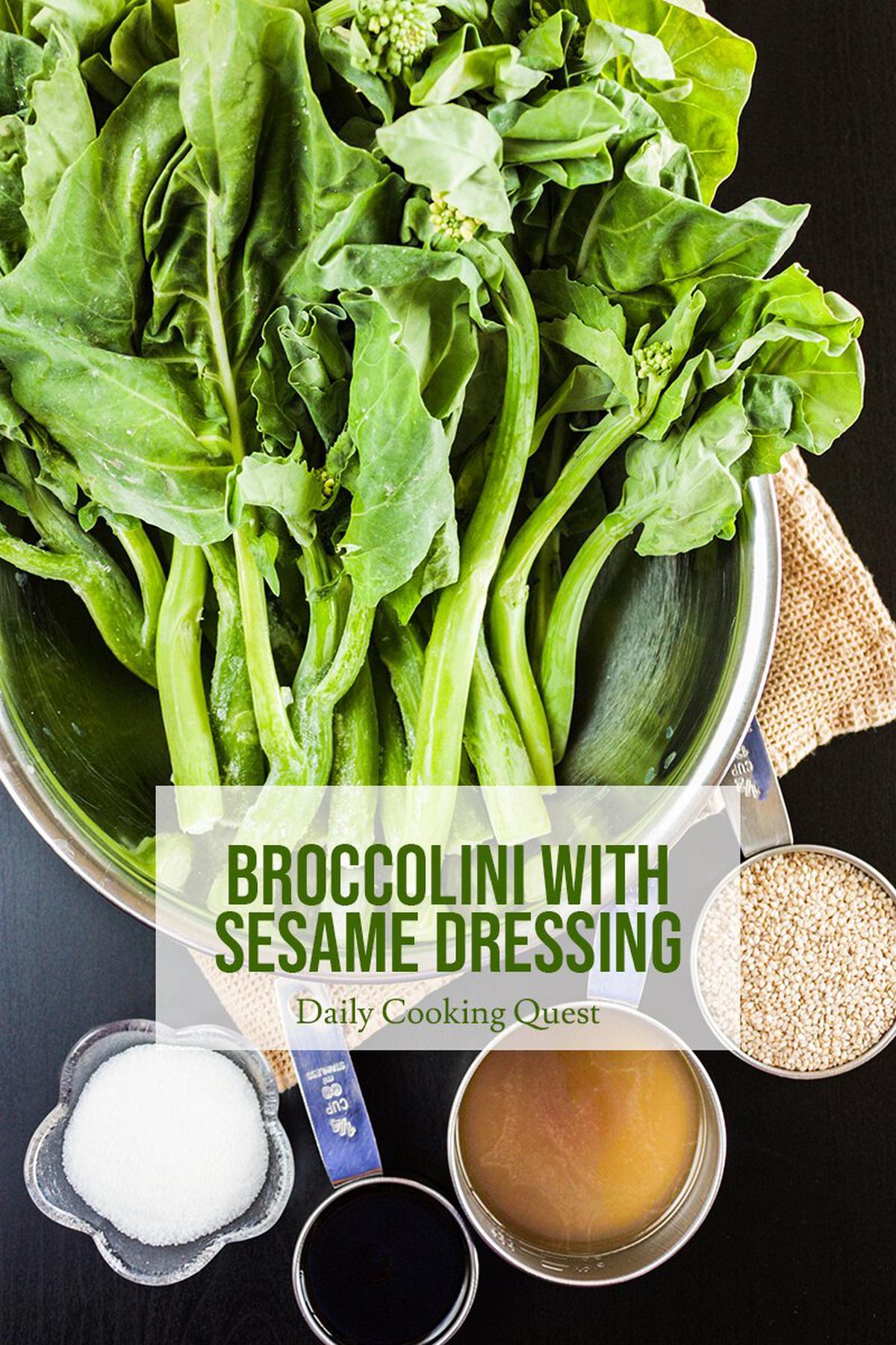 Broccolini Sesame Dressing
