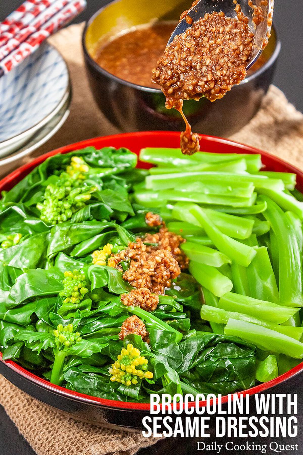 Broccolini Sesame Dressing