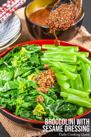 Broccolini Sesame Dressing