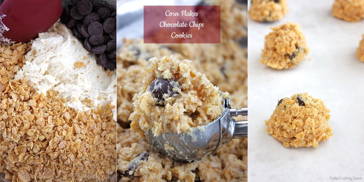 Corn Flakes Chocolate Chips Cookies
