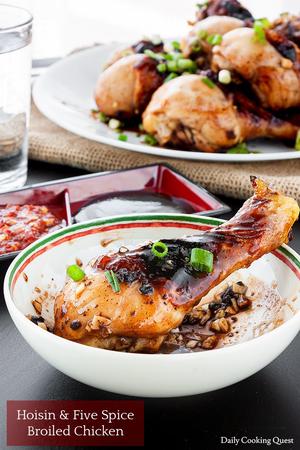 Hoisin & Five Spice Broiled Chicken