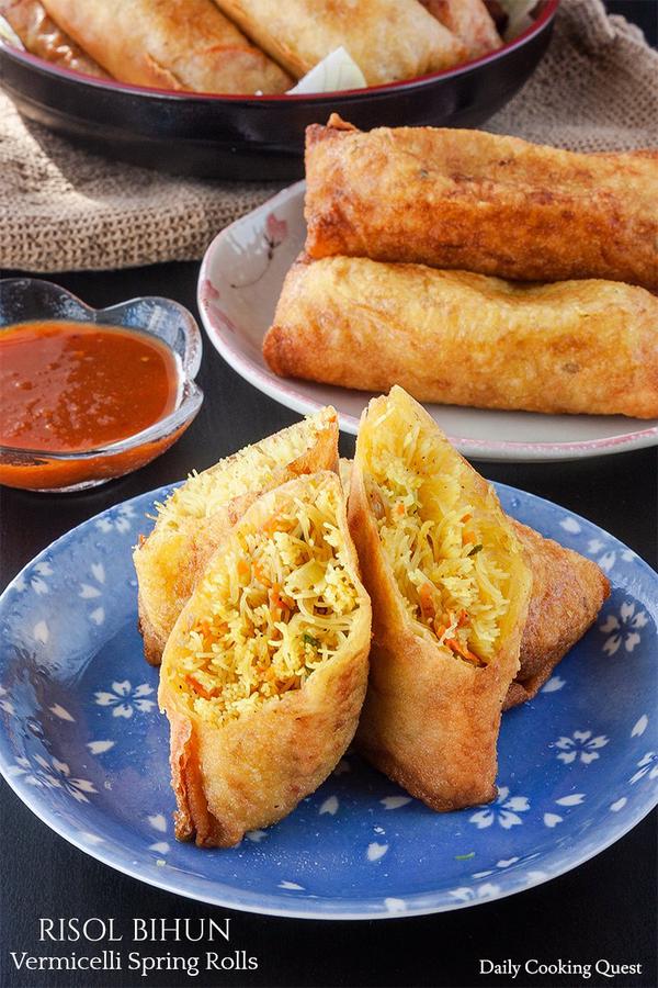 Risol Bihun - Vermicelli Spring Rolls
