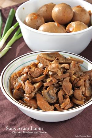 Saus Ayam Jamur - Chicken Mushroom Sauce