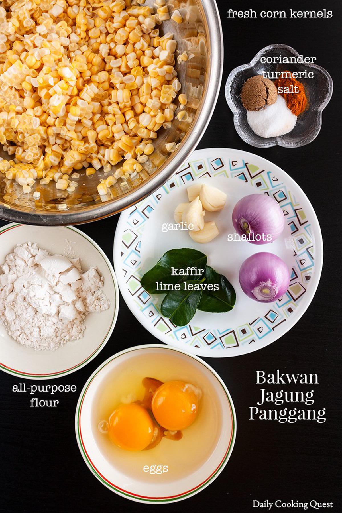 Bakwan Jagung Panggang - Baked Corn Fritters