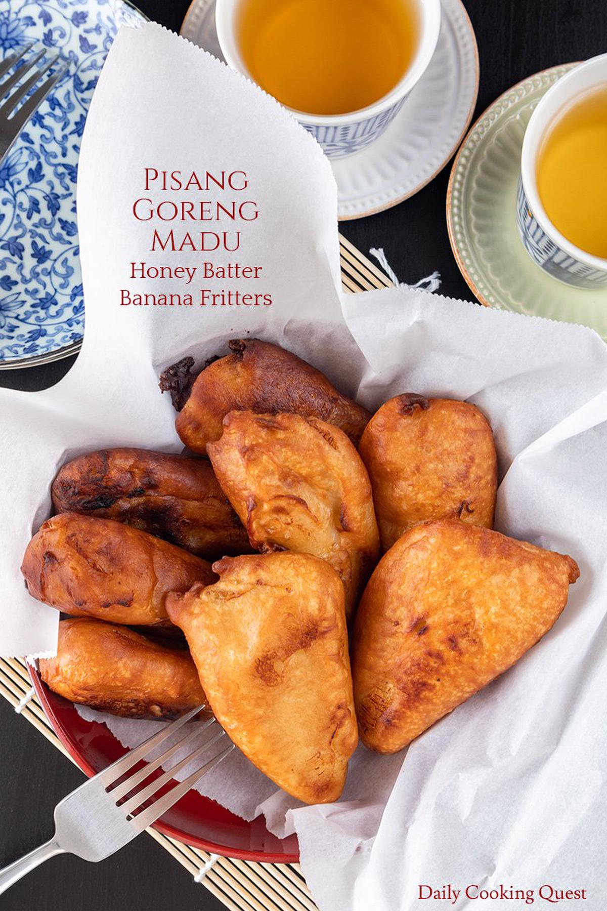 Pisang Goreng Madu - Honey Batter Banana Fritters