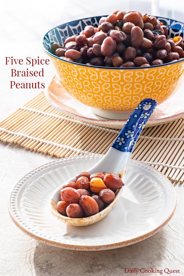 Five Spice Braised Peanuts