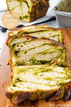 Matcha Braided Loaf