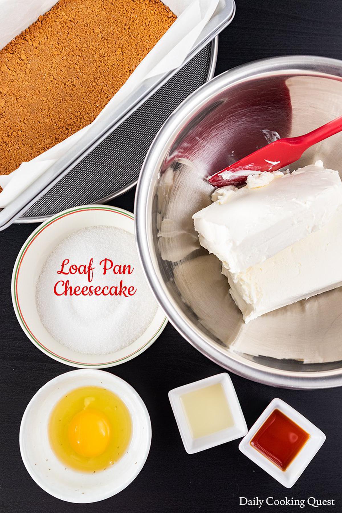 Loaf Pan Cheesecake  Daily Cooking Quest