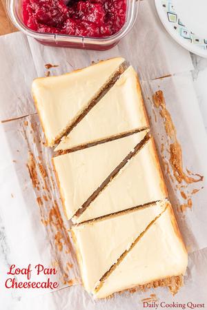 Loaf Pan Cheesecake