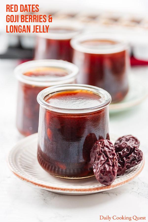 Red Dates, Goji Berries, and Longan Jelly