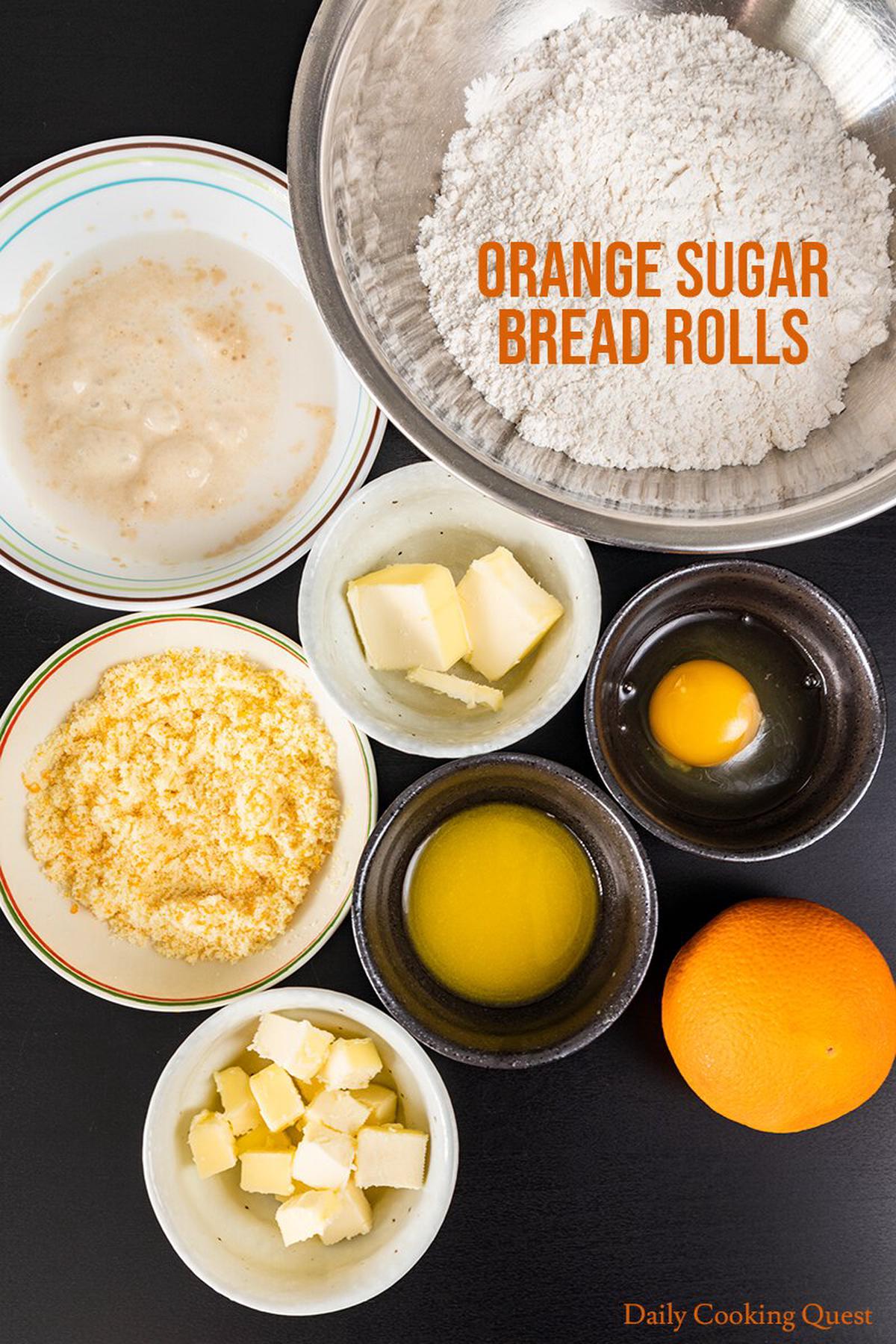 Orange Sugar Bread Rolls