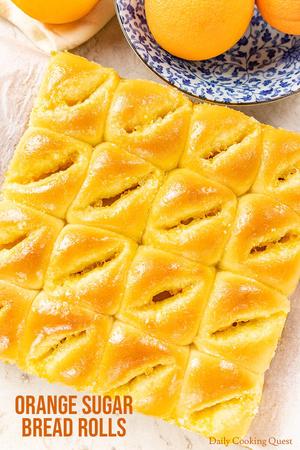 Orange Sugar Bread Rolls