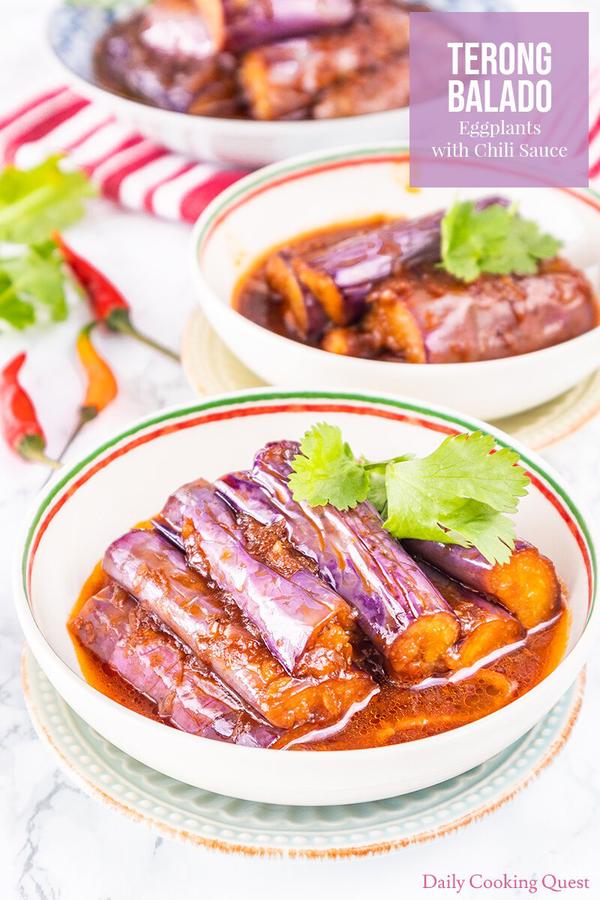 Terong Balado - Eggplants with Chili Sauce