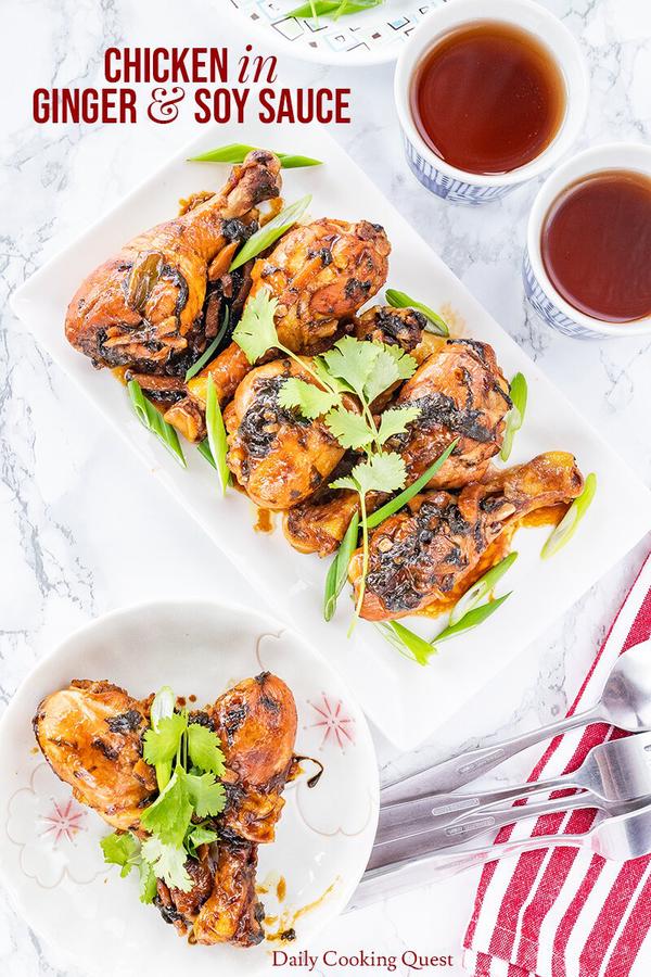 Chicken in Ginger and Soy Sauce