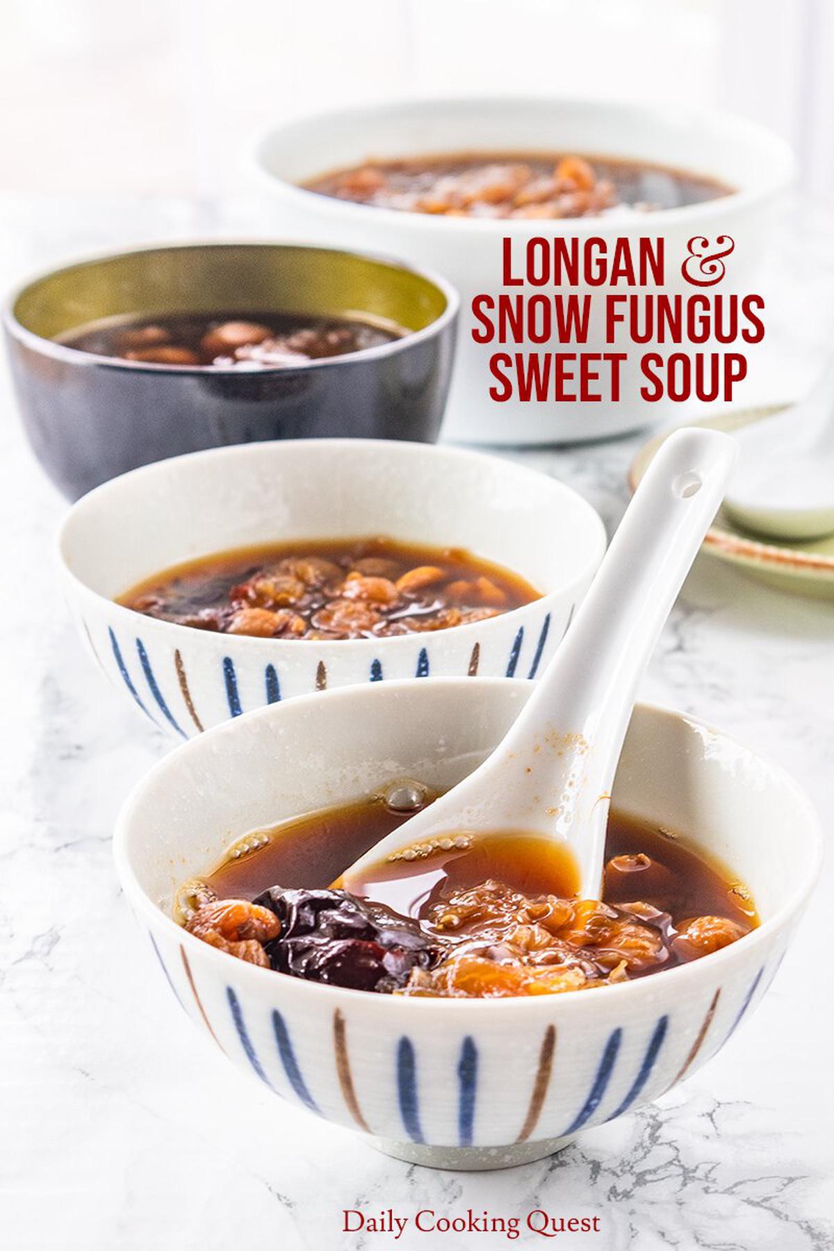 Cheng Teng (清汤) - Longan and Snow Fungus Sweet Soup