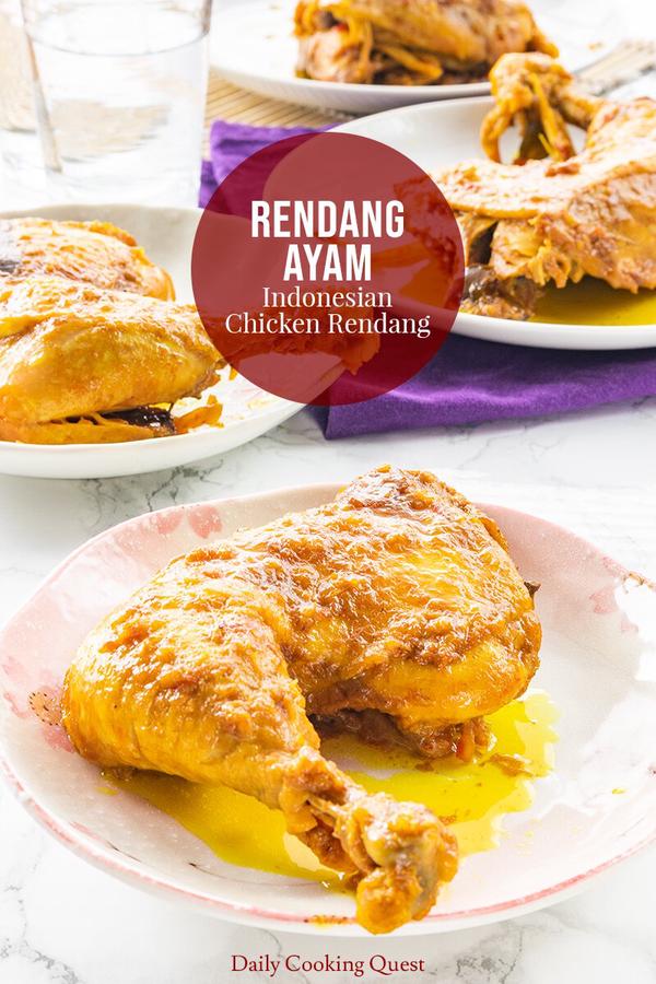 Rendang Ayam - Indonesian Chicken Rendang