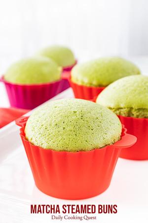 Matcha Steamed Buns