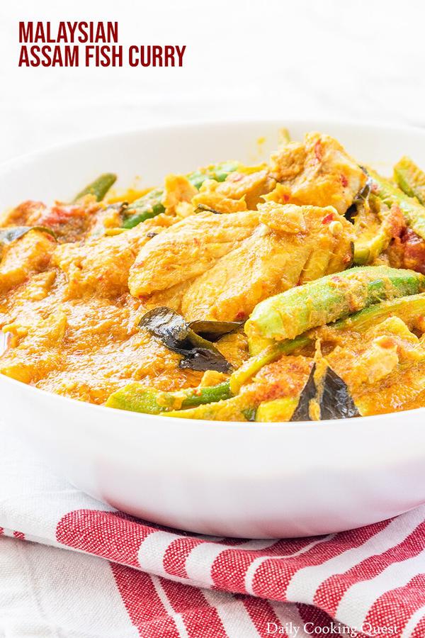 Malaysian Assam Fish Curry