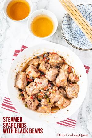 Steamed Spare Ribs Black Beans