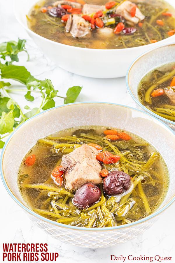 Watercress and Pork Soup