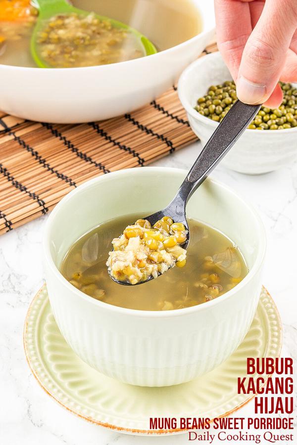 Bubur Kacang Hijau - Mung Beans Sweet Porridge