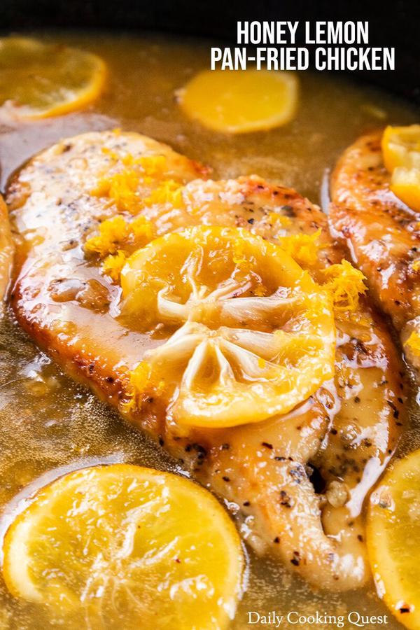 Honey Lemon Pan-Fried Chicken