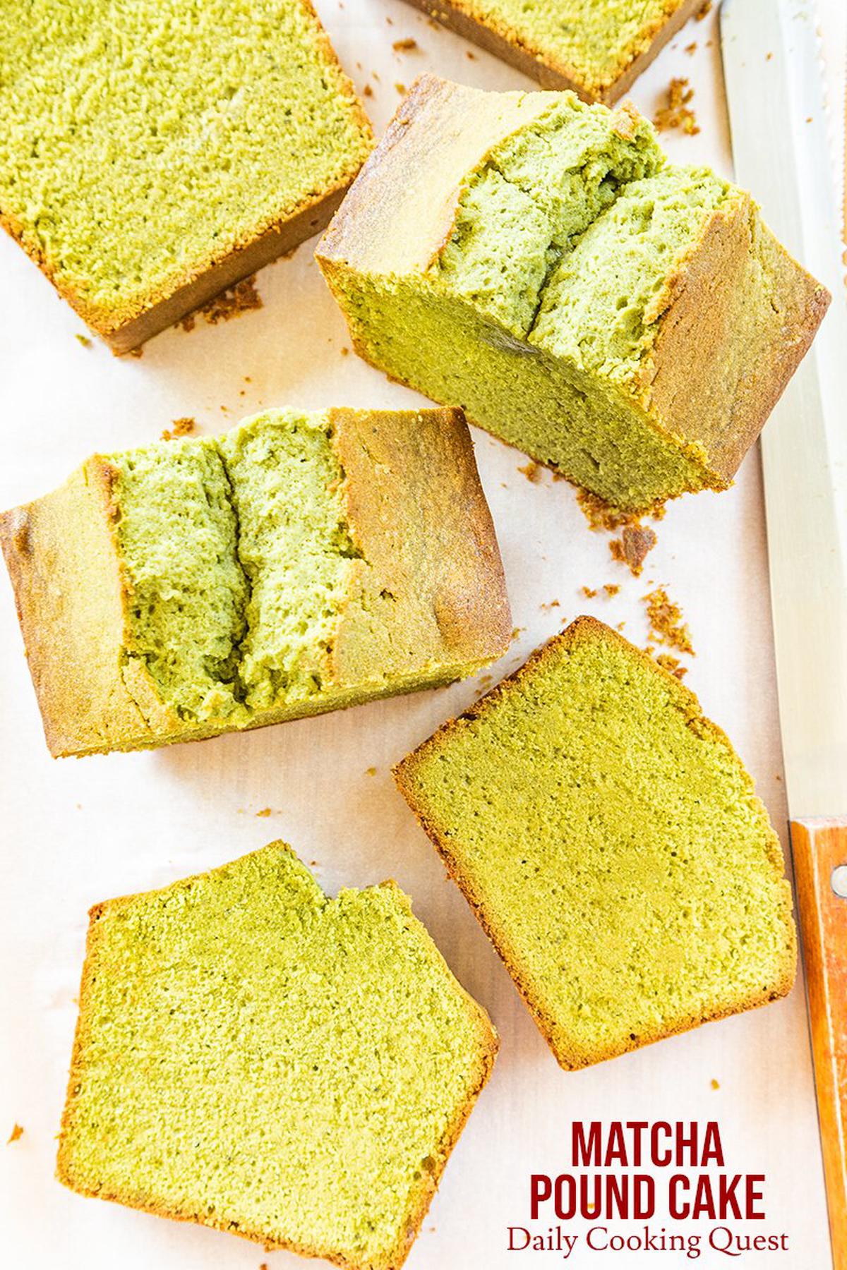 Matcha Cake (Green Tea Cake) - Drive Me Hungry