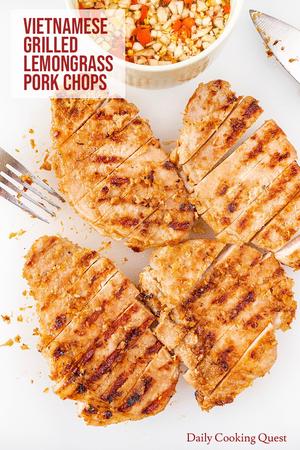 Vietnamese Grilled Lemongrass Pork Chops
