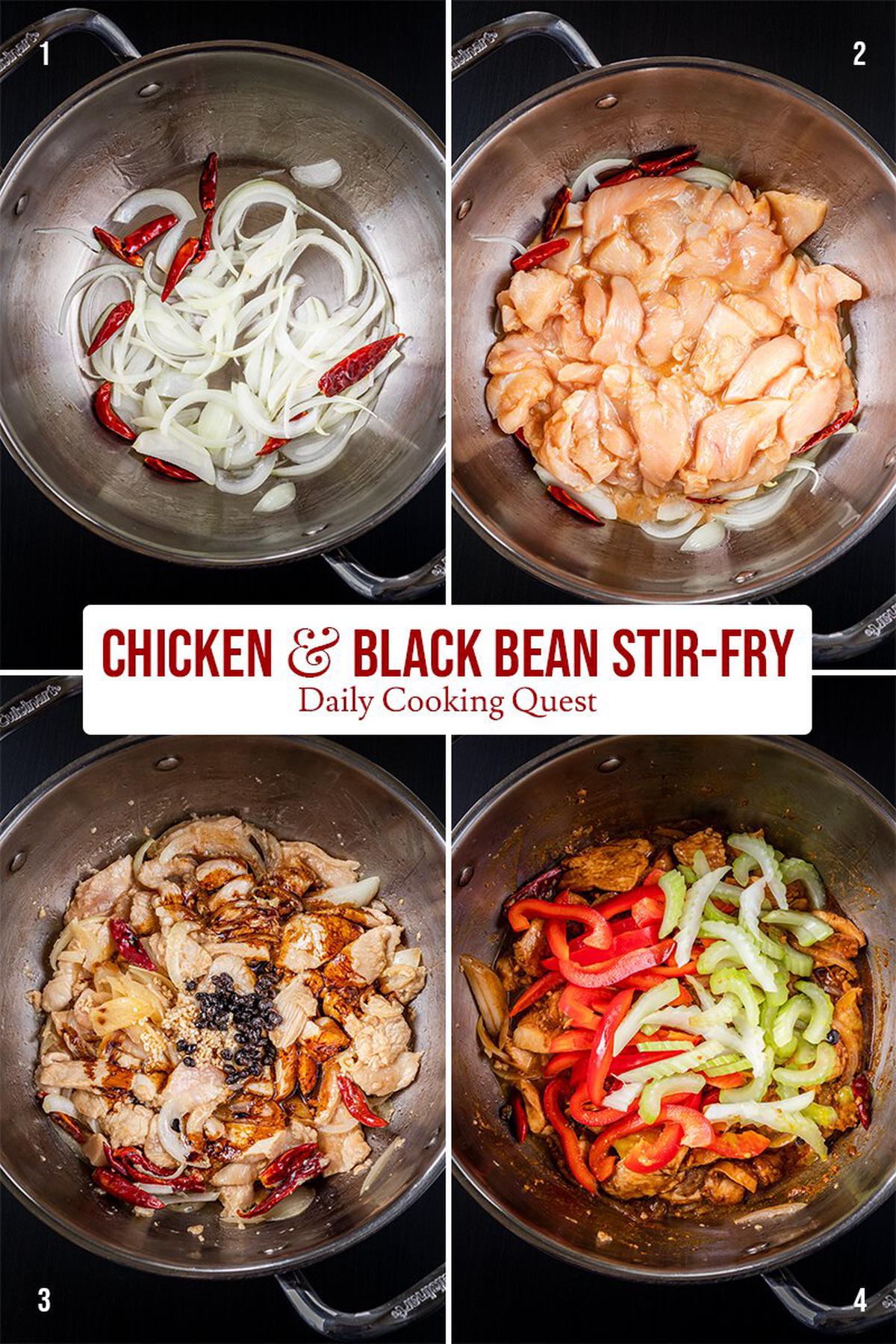 Anolon Wok Giveaway + Chicken and Egg with Black Bean Sauce Recipe
