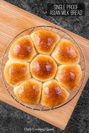 Single Proof Asian Milk Bread