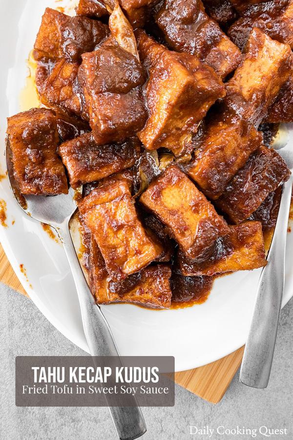 Tahu Kecap Kudus - Fried Tofu in Sweet Soy Sauce