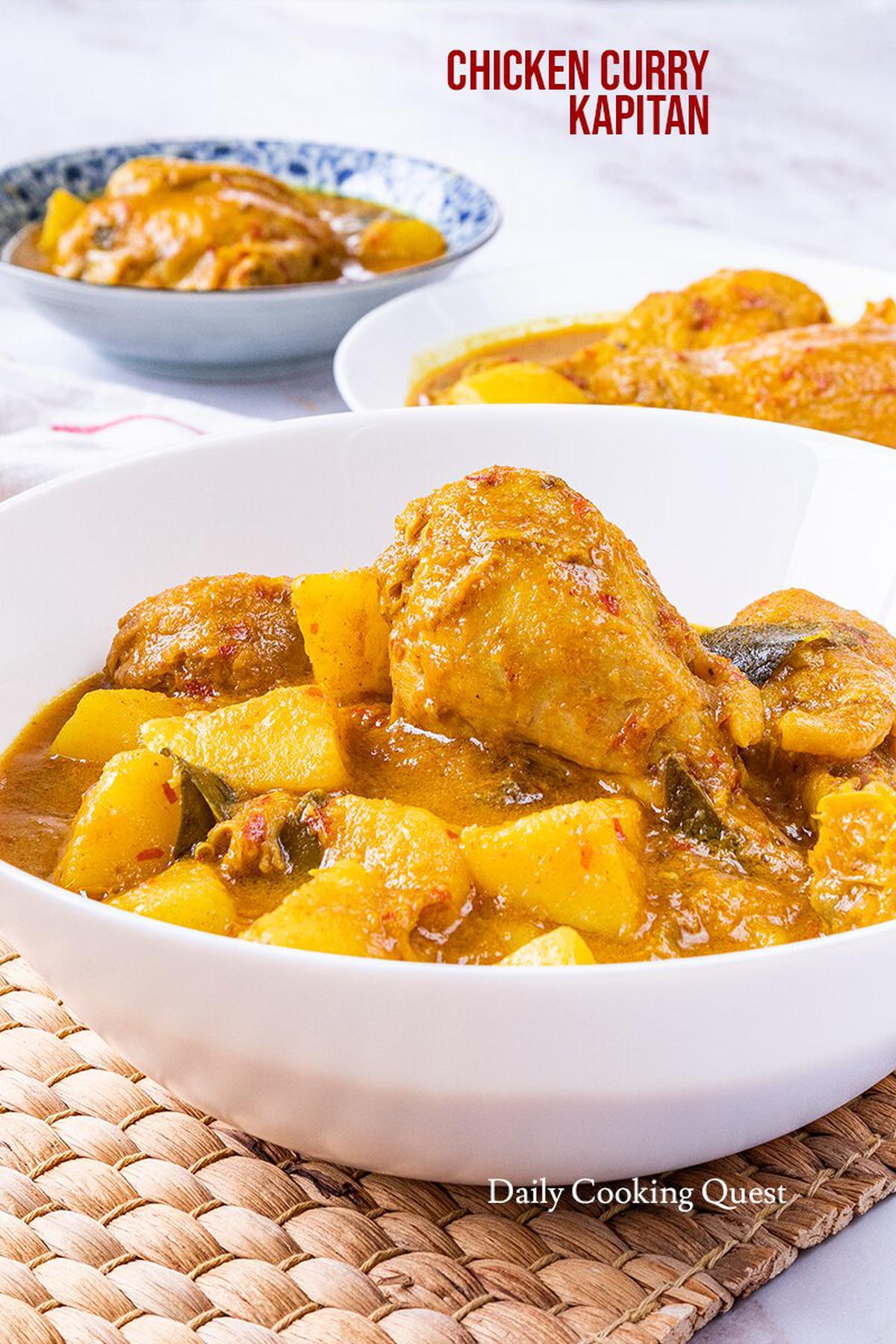 Malaysian Chicken Curry Kapitan.