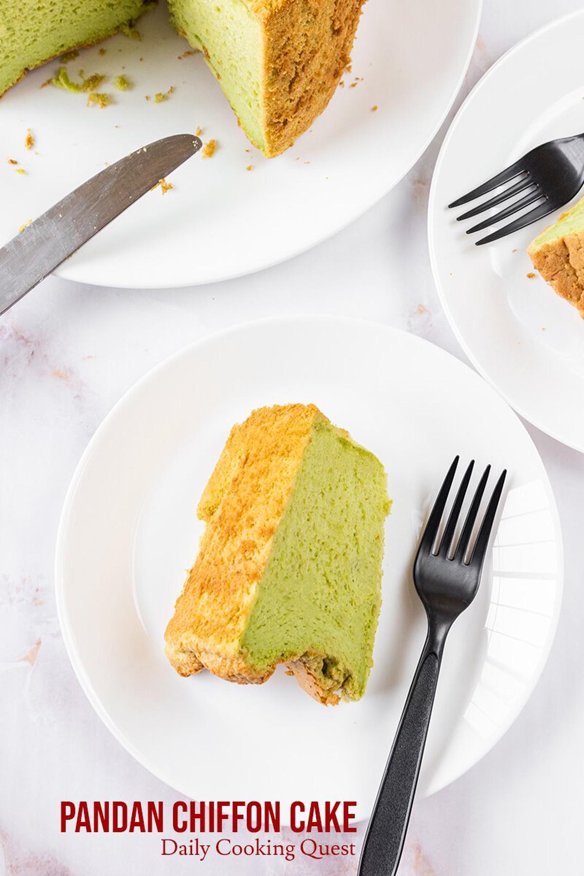 Pandan Chiffon Cake | Daily Cooking Quest