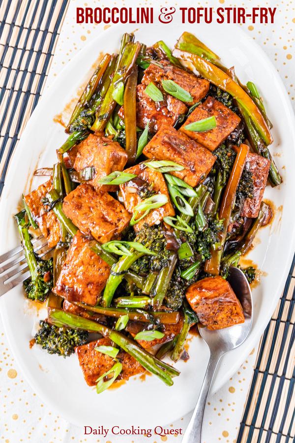 Broccolini & Tofu Stir-Fry