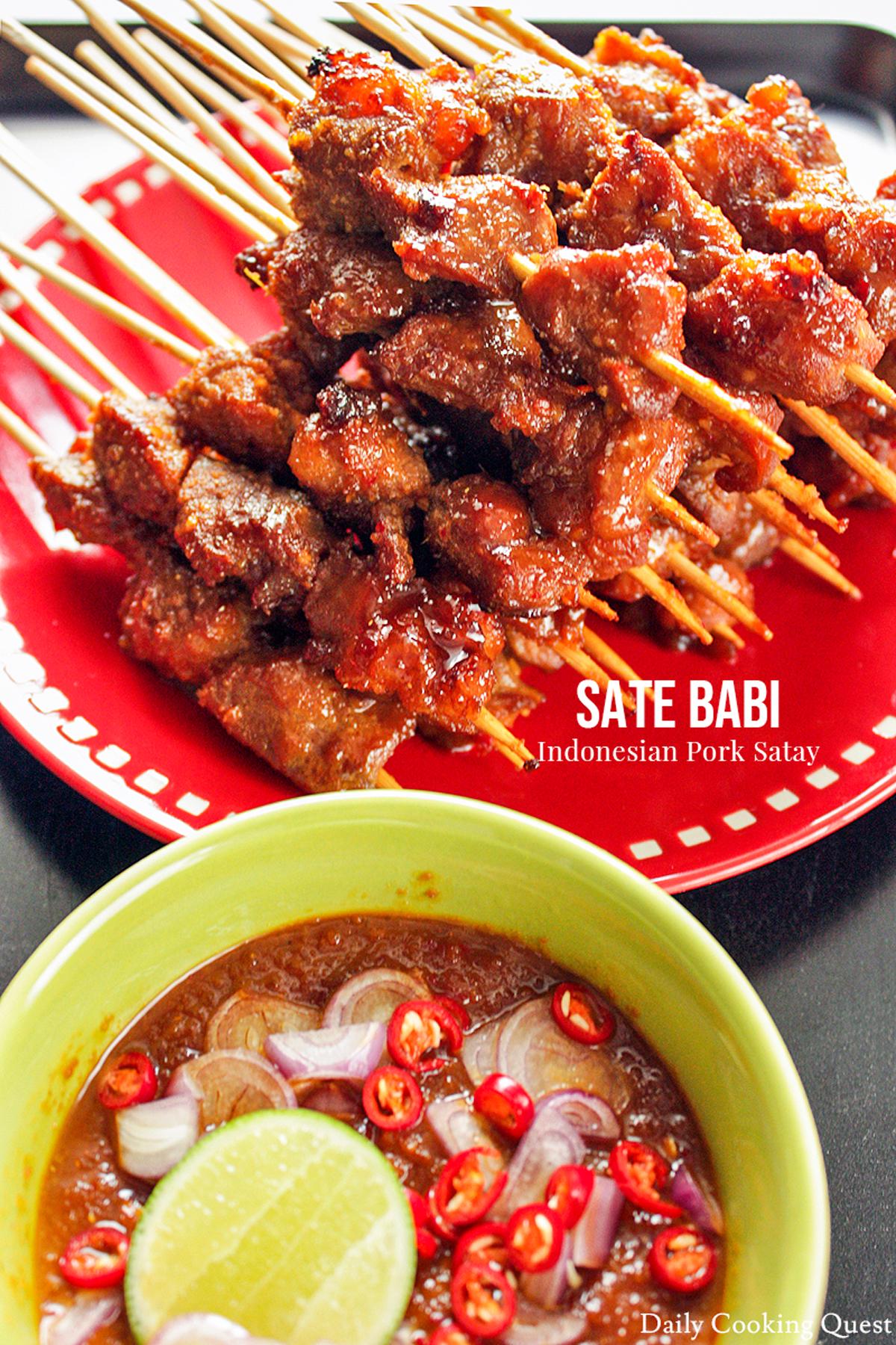Sate Babi - Indonesian Pork Satay