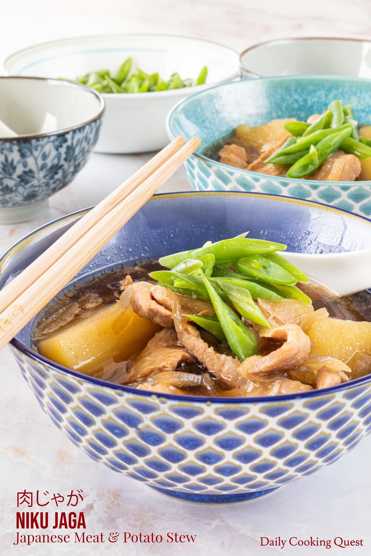 Niku Jaga - Japanese Meat and Potato Stew.