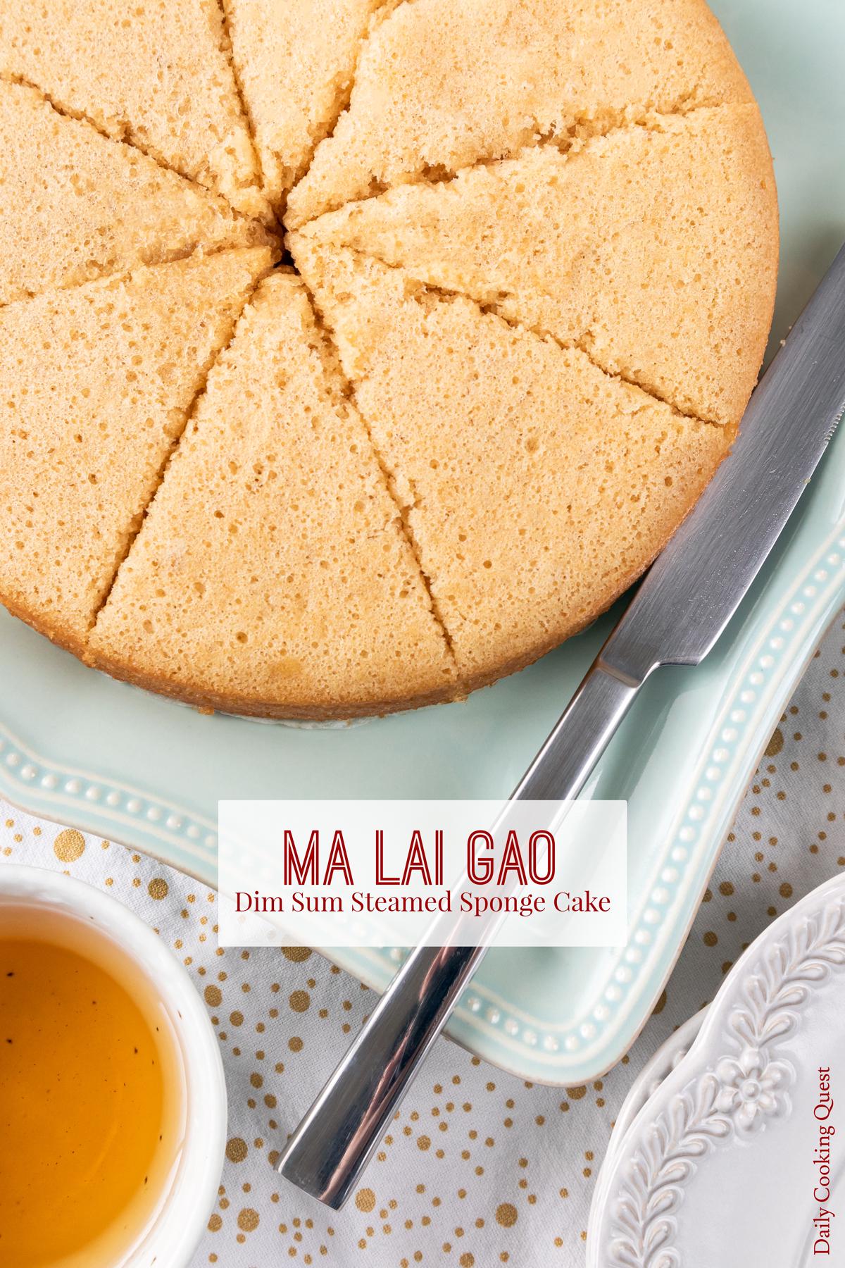Ma Lai Gao - Dim Sum Steamed Sponge Cake | Daily Cooking Quest