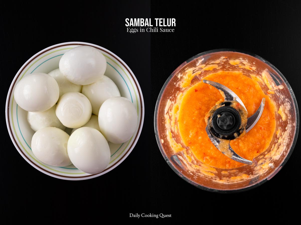 Sambal Telur - Eggs In Chili Sauce | Daily Cooking Quest