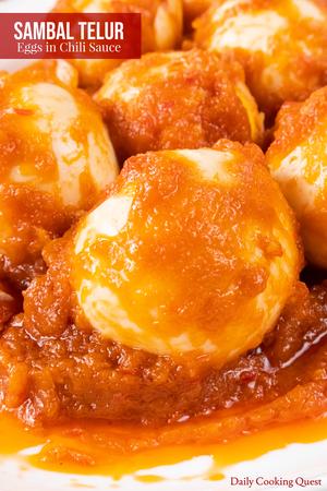 Sambal Telur - Eggs in Chili Sauce