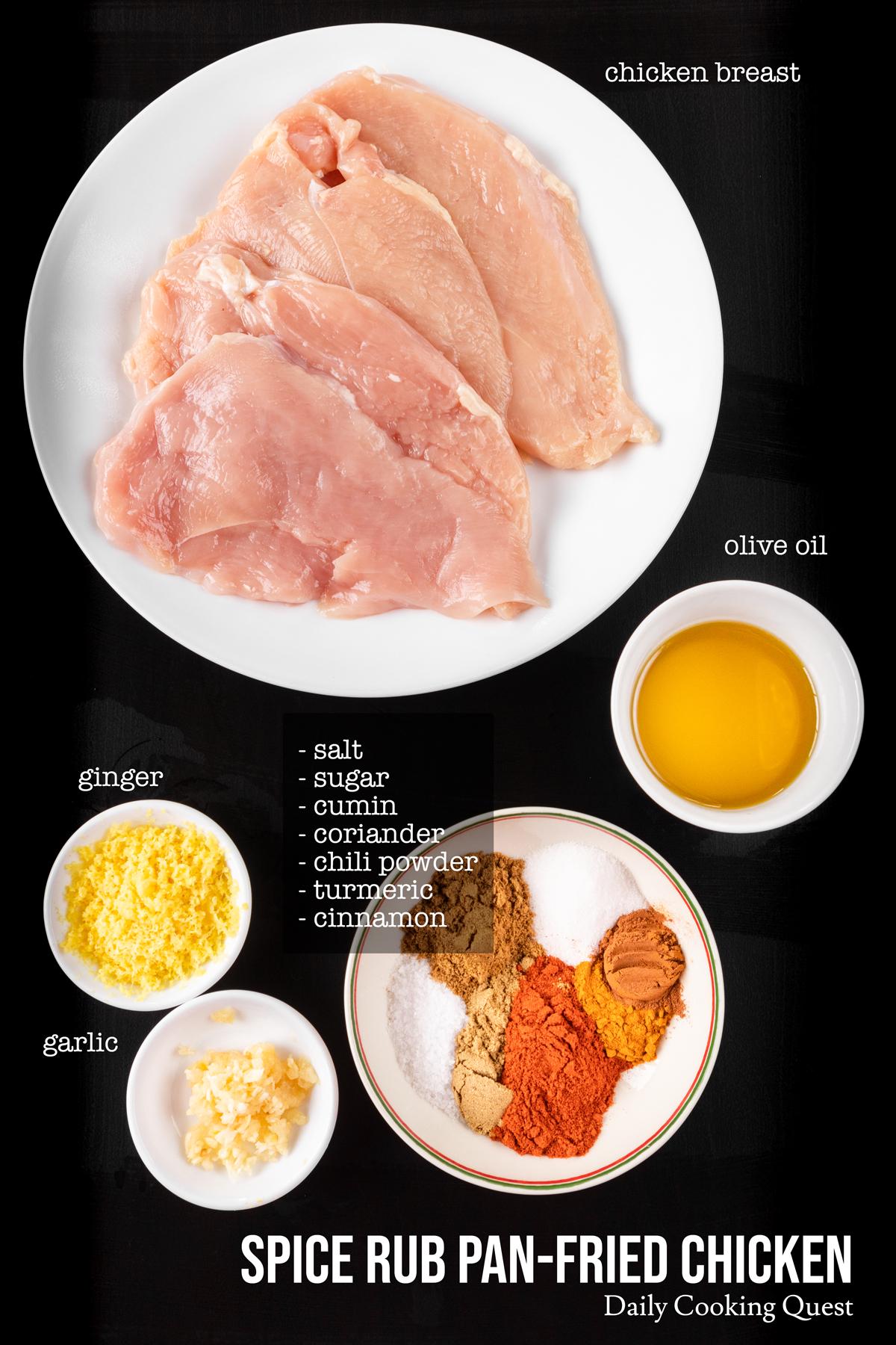 Chicken breast online rub