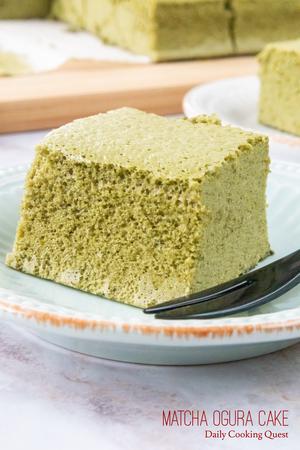 Matcha Ogura Cake