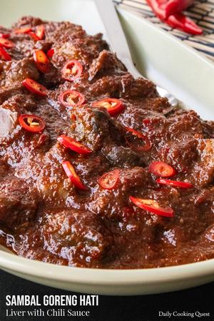 Sambal Goreng Hati - Liver with Chili Sauce