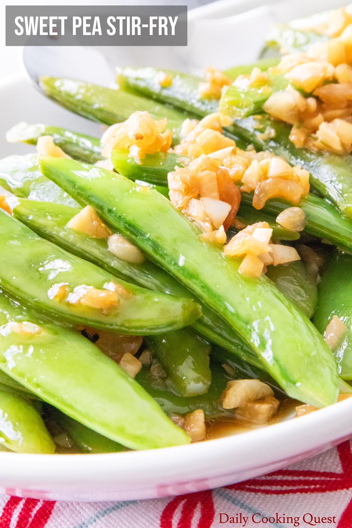 Sweet Pea Stir-Fry.